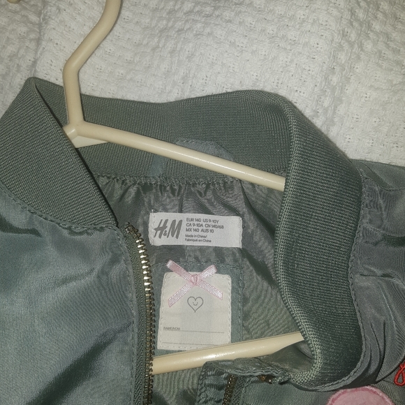 Satin Bomber Kids Jacket - Picture 2 of 2